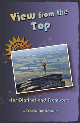 Book cover for View From The Top, for Clarinet and Trombone Duet