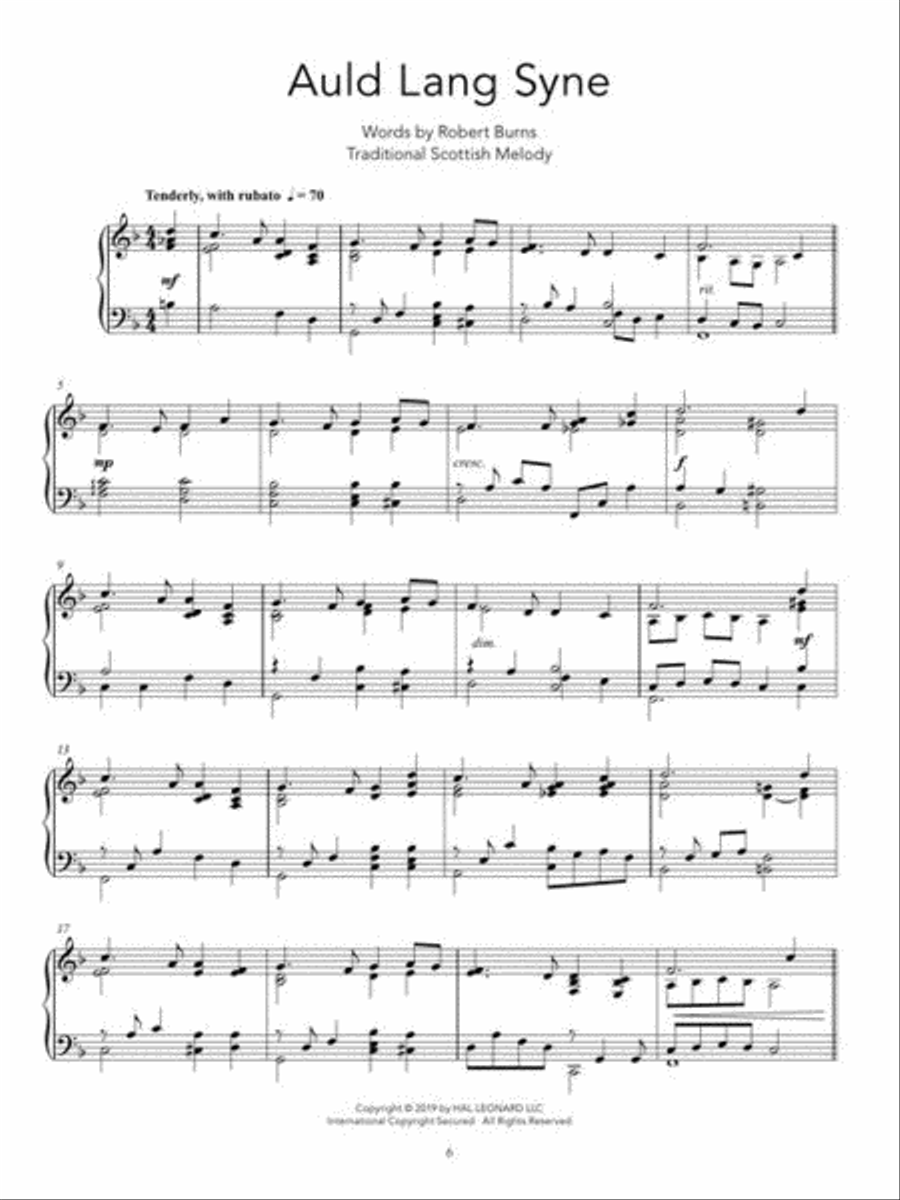 Peaceful Christmas Piano Solos Piano Solo scores gallery preview page 5