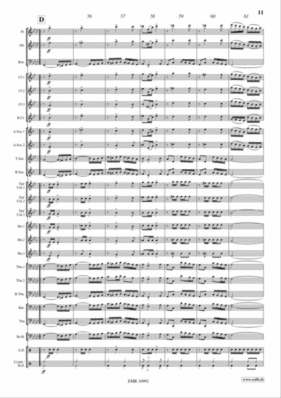 Brass Explosion Concert Band scores gallery preview page 12