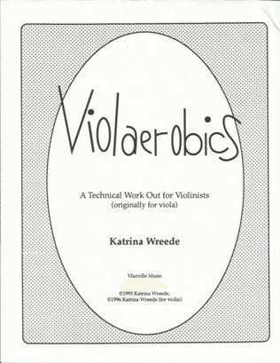 Book cover for Violaerobics for Violin
