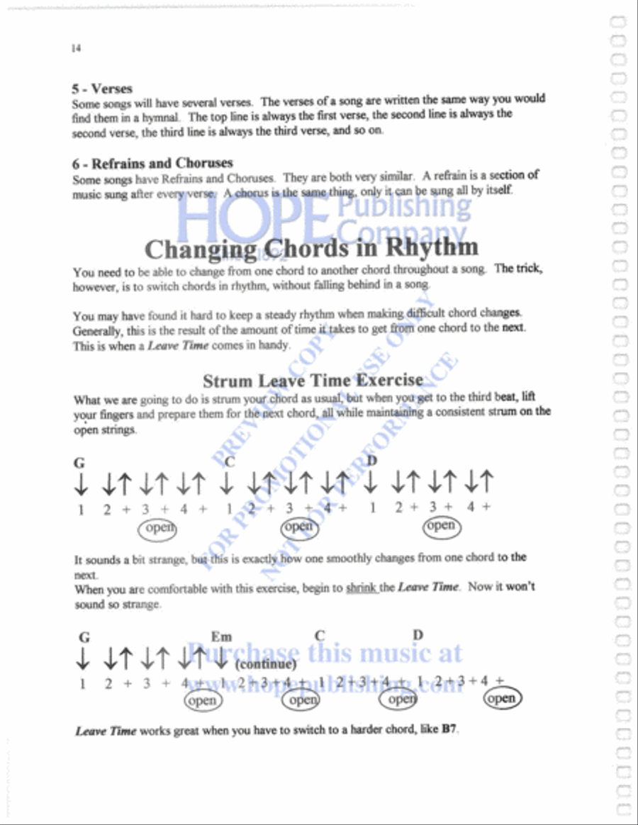 Praise and Worship Guitar with CD Guitar Solo scores gallery preview page 17