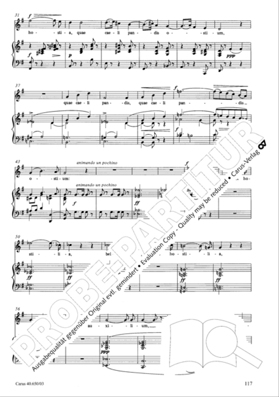 Petite Messe solennelle 4-Part scores gallery preview page 120