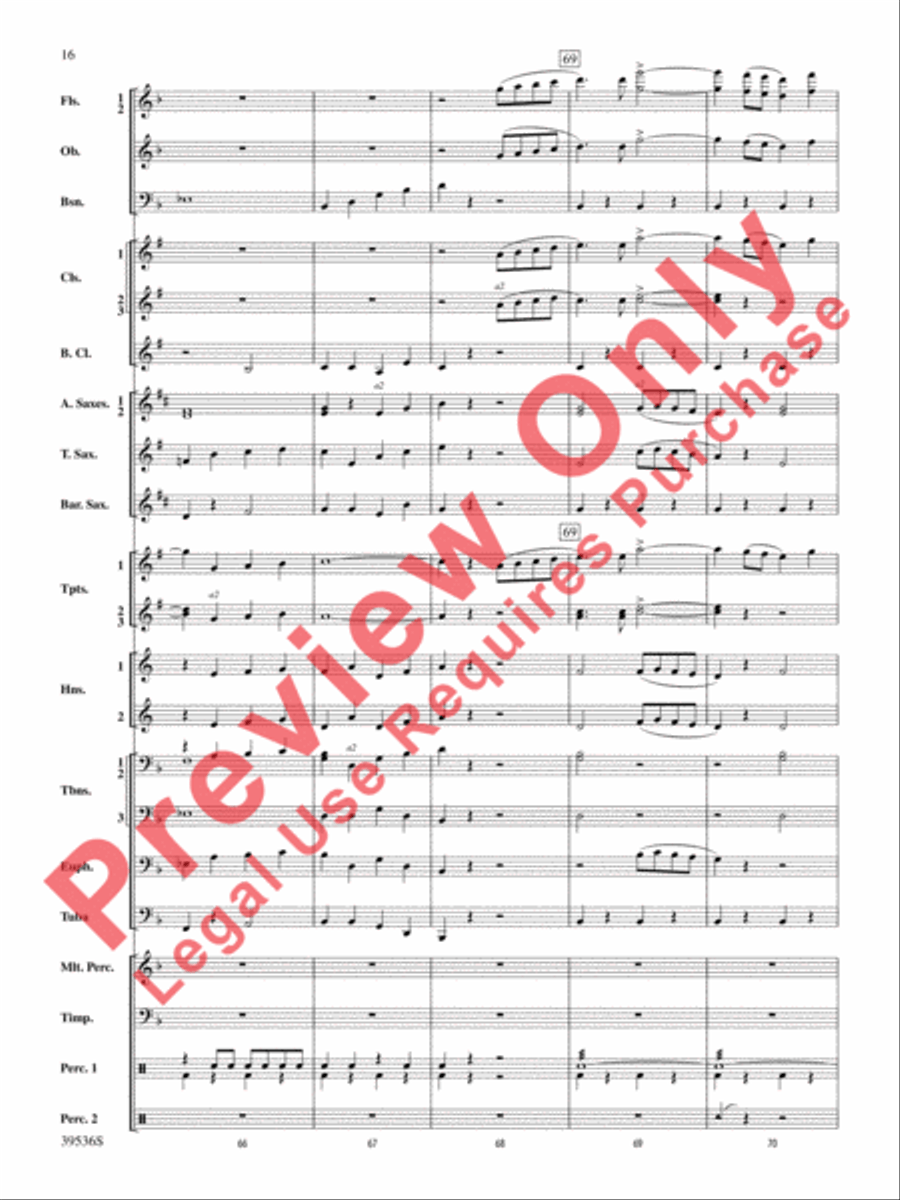 Screamers! Screamers! Concert Band scores gallery preview page 17