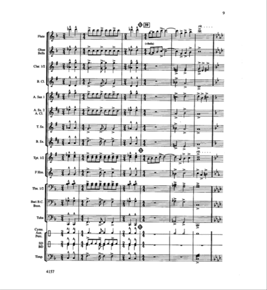 Mt. Hood Portrait Concert Band scores gallery preview page 9