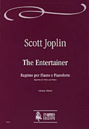 Book cover for The Entertainer. Ragtime for Flute and Piano