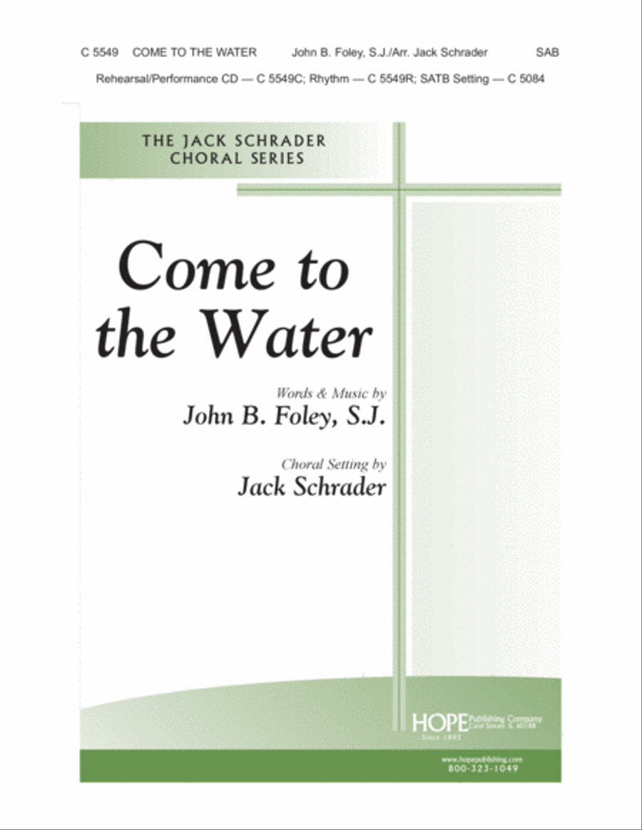 Come to the Water Choir scores gallery preview page 1