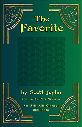 Book cover for The Favorite for solo Alto Clarinet and Piano