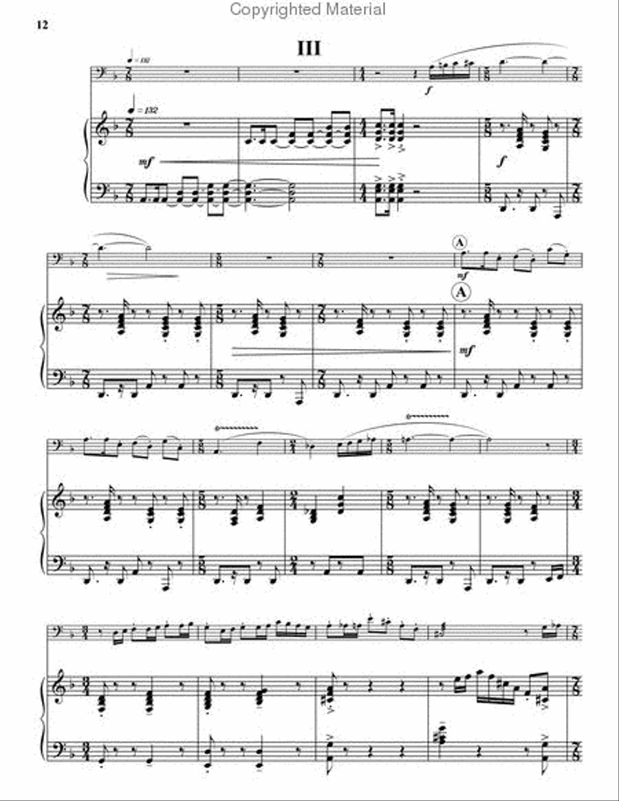 Sonata for Euphonium Sonata for Euphonium Euphonium scores gallery preview page 6
