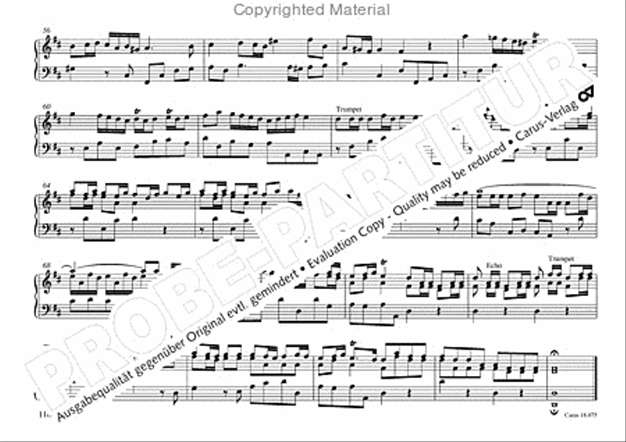 Freiburger Orgelbuch: Stammteil Organ Solo scores gallery preview page 117