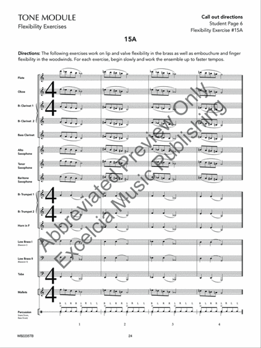 The Complete Warm-Up for Band Alto Saxophone scores gallery preview page 13