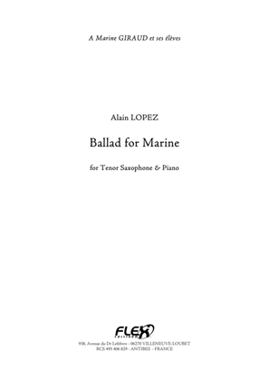 Book cover for Ballad for Marine