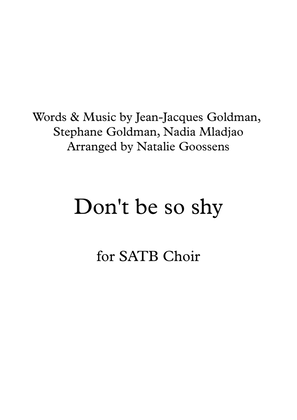 Book cover for Don't Be So Shy