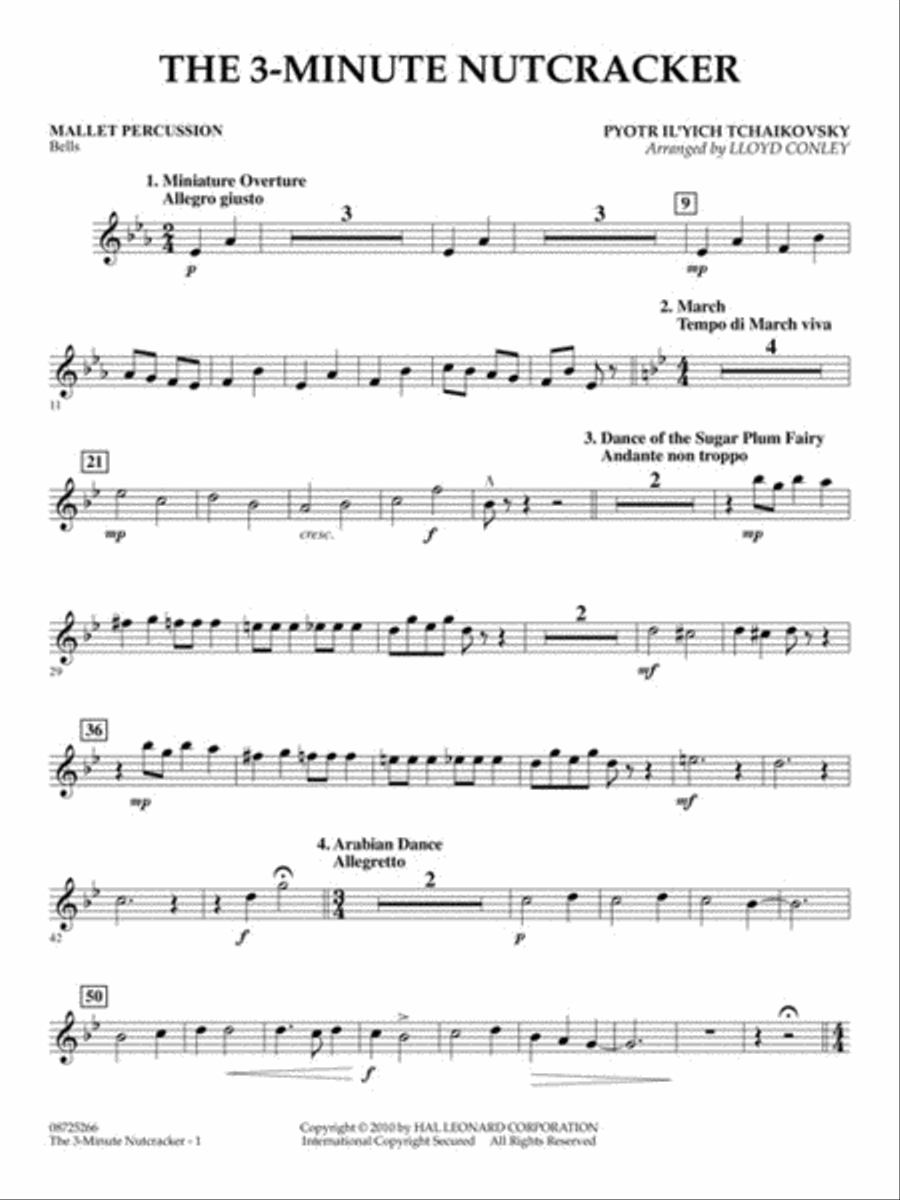 The 3-Minute Nutcracker Concert Band scores gallery preview page 7