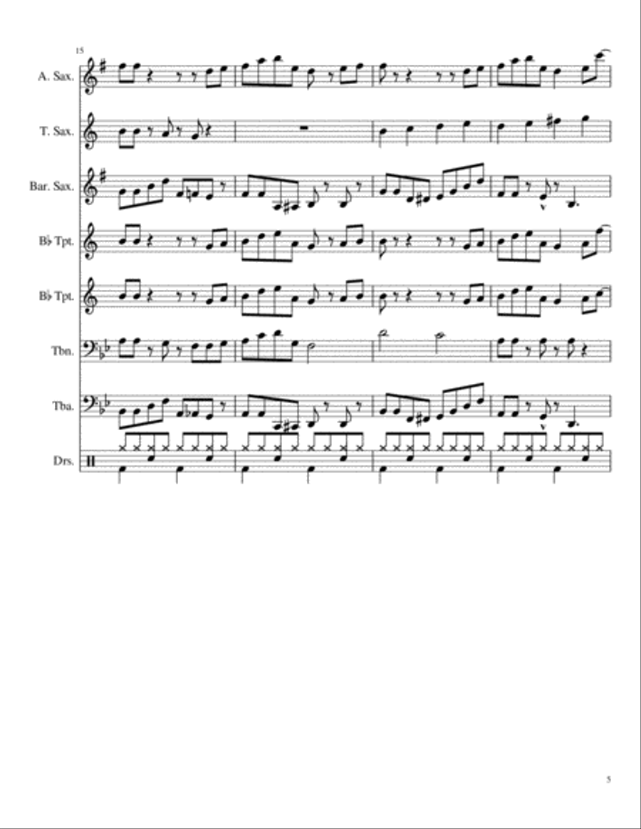 September September Large Ensemble scores gallery preview page 5