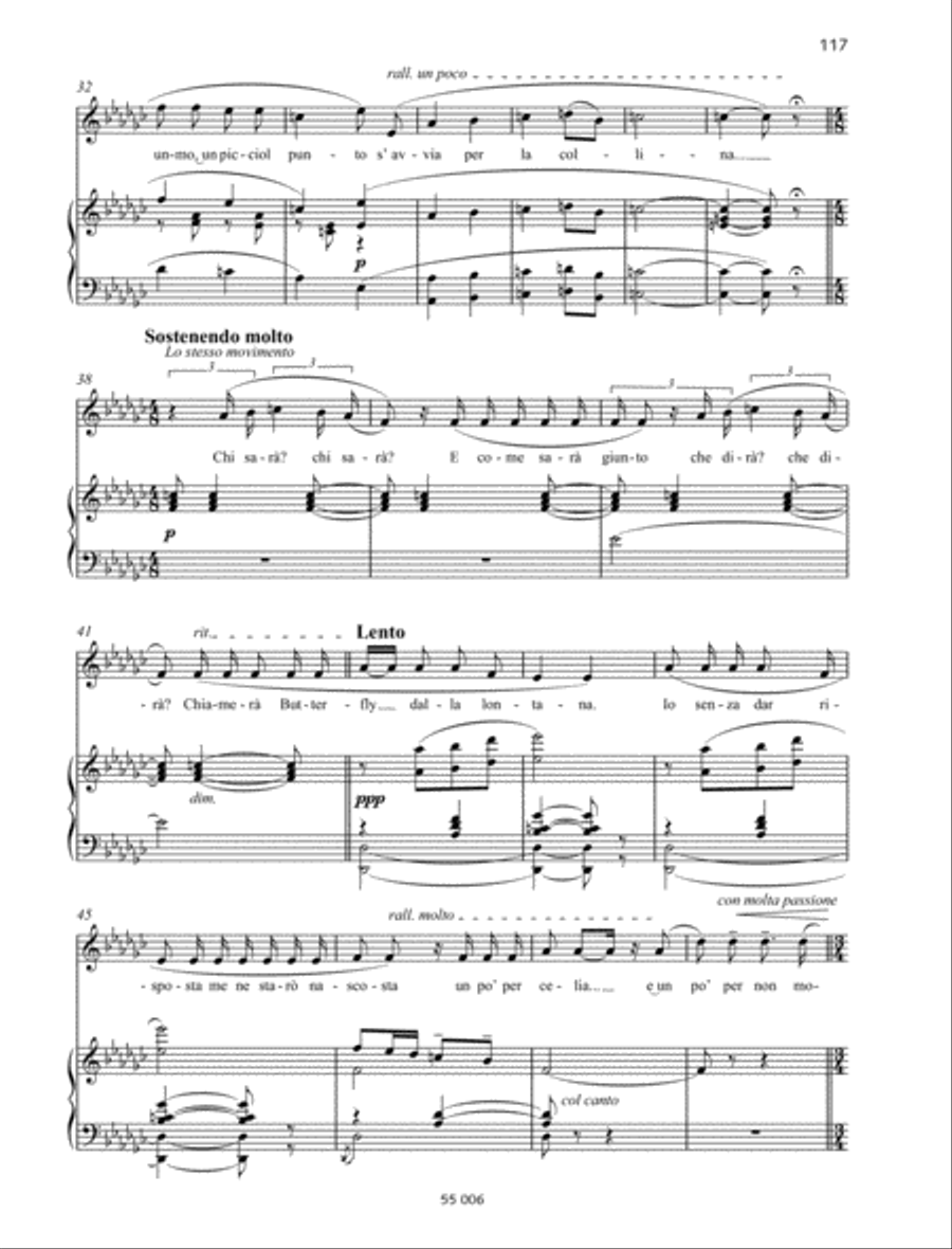 Un bel dì vedremo Un bel dì vedremo Soprano Voice scores gallery preview page 3