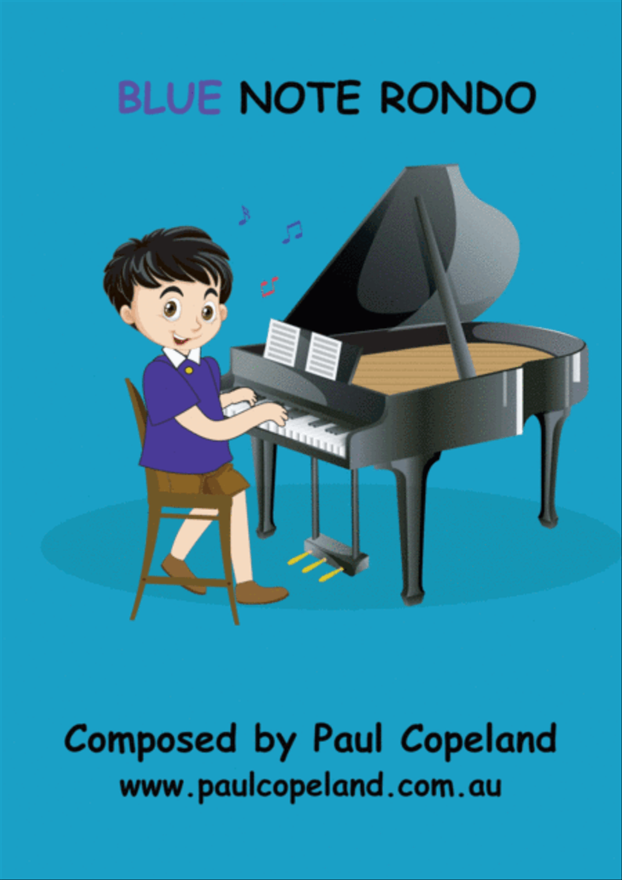 Blue Note Rondo for Piano Piano Solo scores gallery preview page 1
