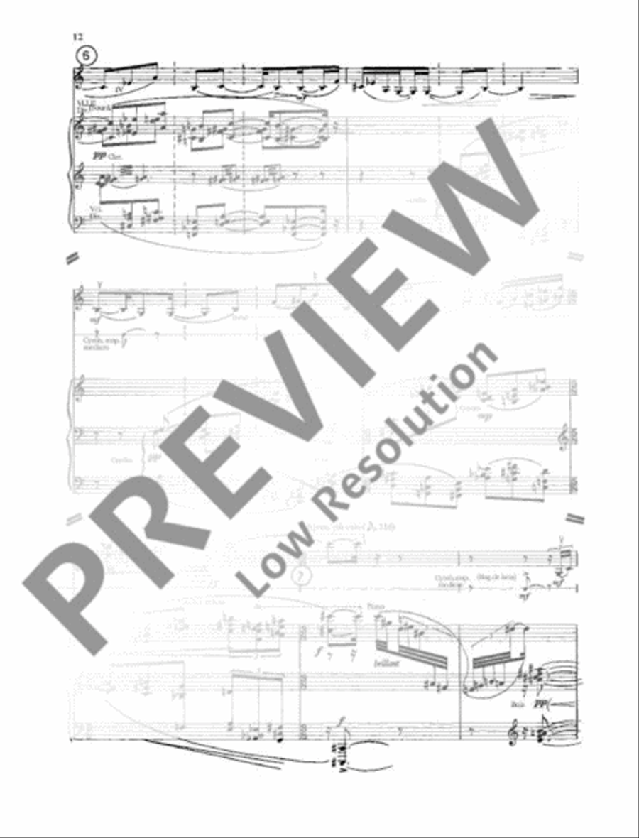 L'Arbre des songes Piano scores gallery preview page 13