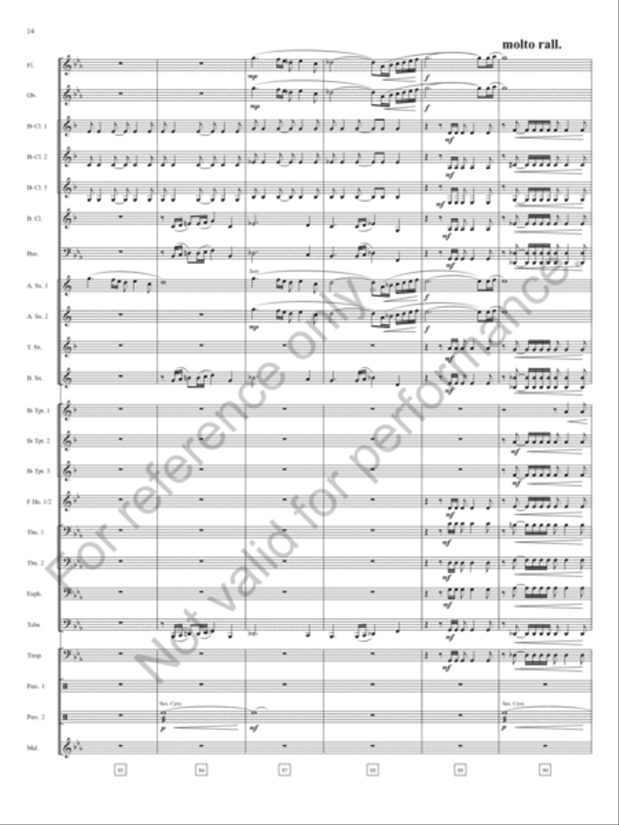 Praeludium Praeludium Concert Band scores gallery preview page 15