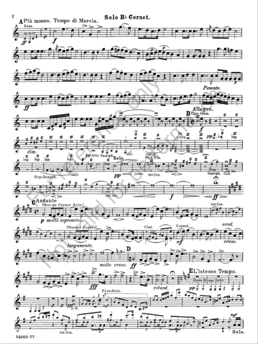 American Fantasie American Fantasie Concert Band scores gallery preview page 4