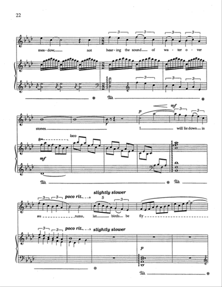 In Autumn High Voice scores gallery preview page 4