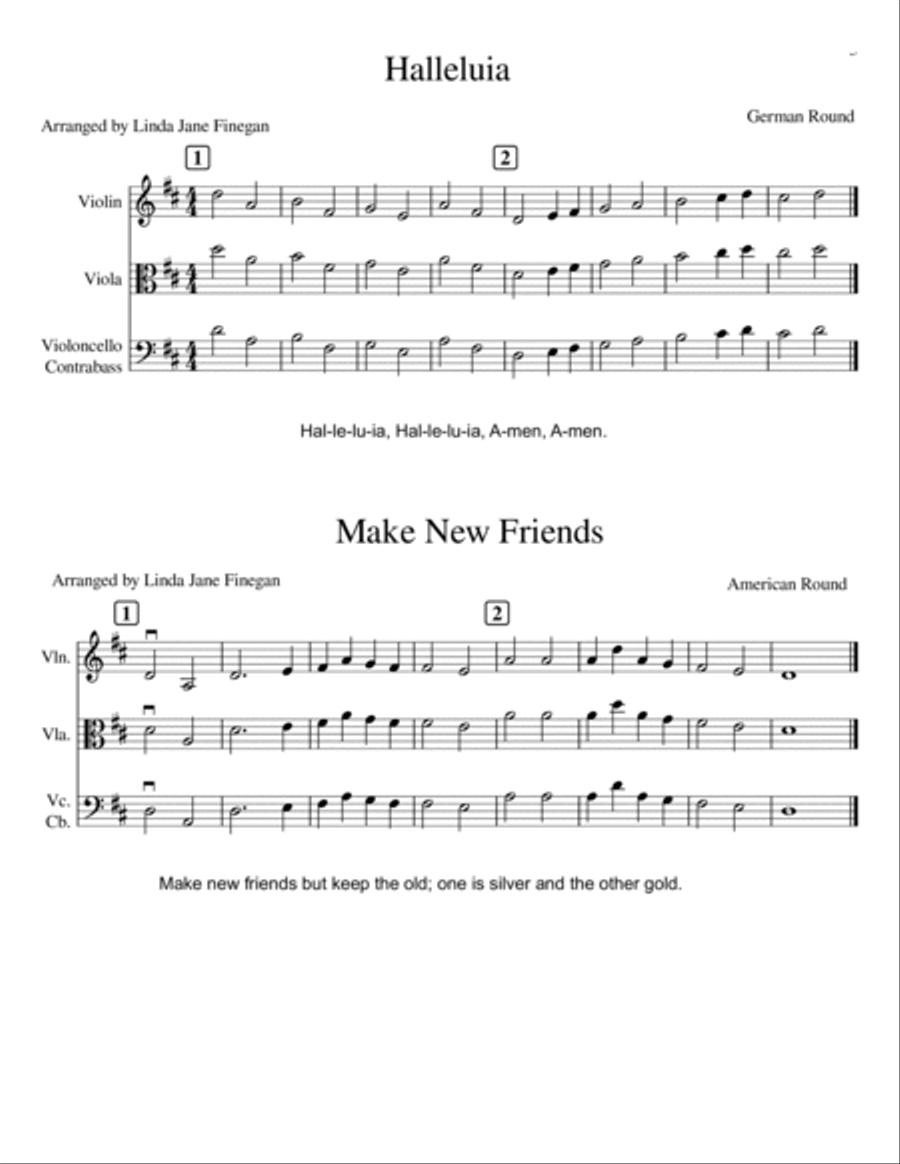 Rounds of the World String Orchestra scores gallery preview page 6