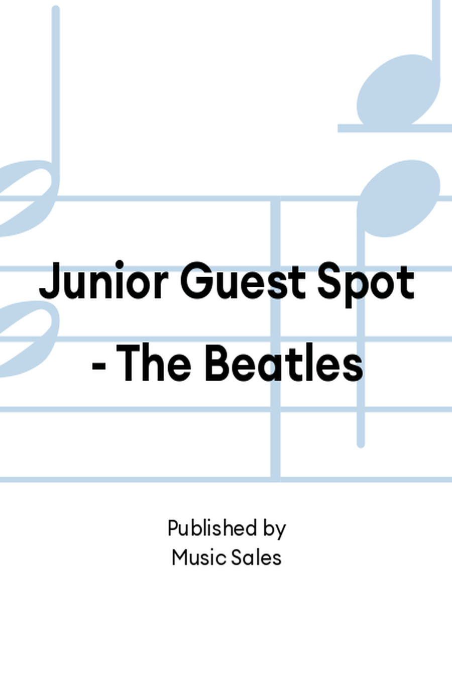 Junior Guest Spot - The Beatles CD scores gallery preview page 1
