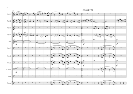 Sinfonietta I. Allegretto (Fanfare) - brass ensemble image number null