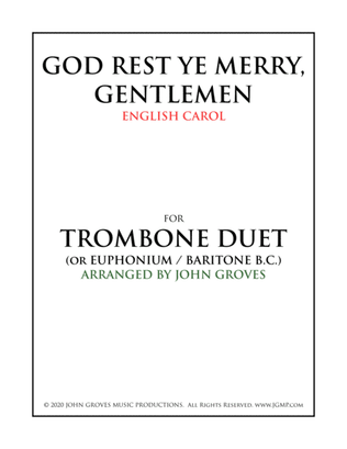 God Rest Ye Merry, Gentlemen - Trombone Duet