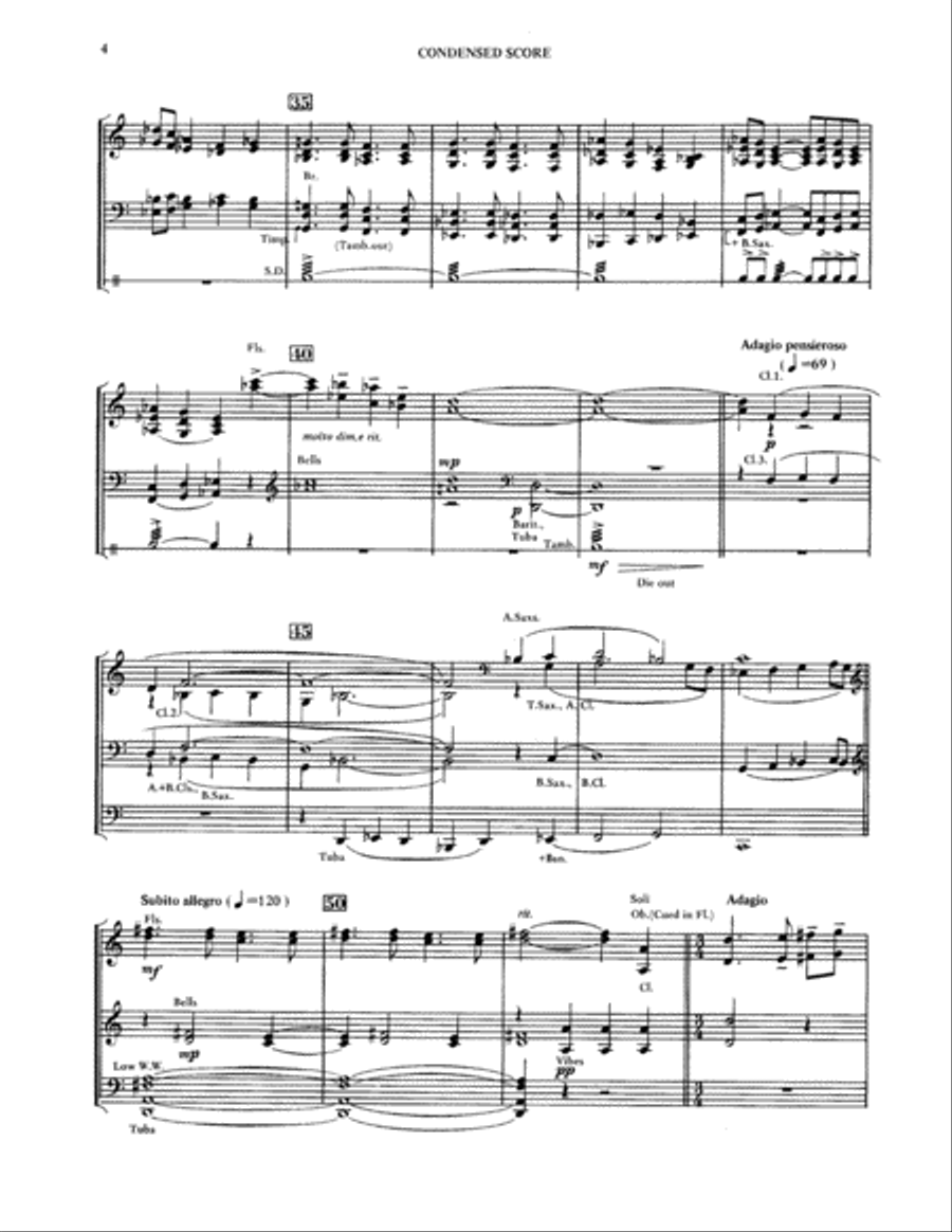 Blanchette Bridge - Conductor Concert Band scores gallery preview page 3