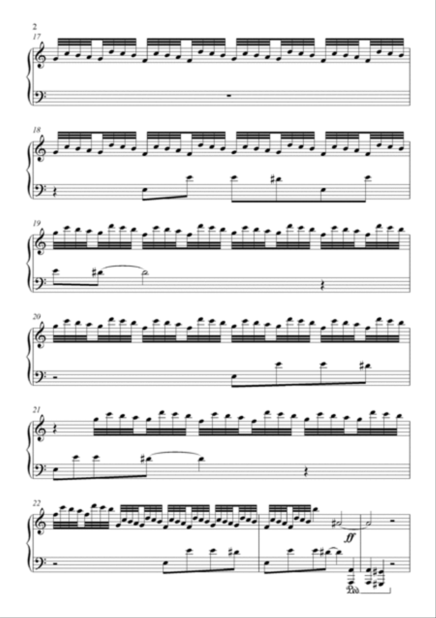 Daydreams - Devaneios - Piano Solo. The music originality that imagination musical espontany. Six wo Small Ensemble scores gallery preview page 2