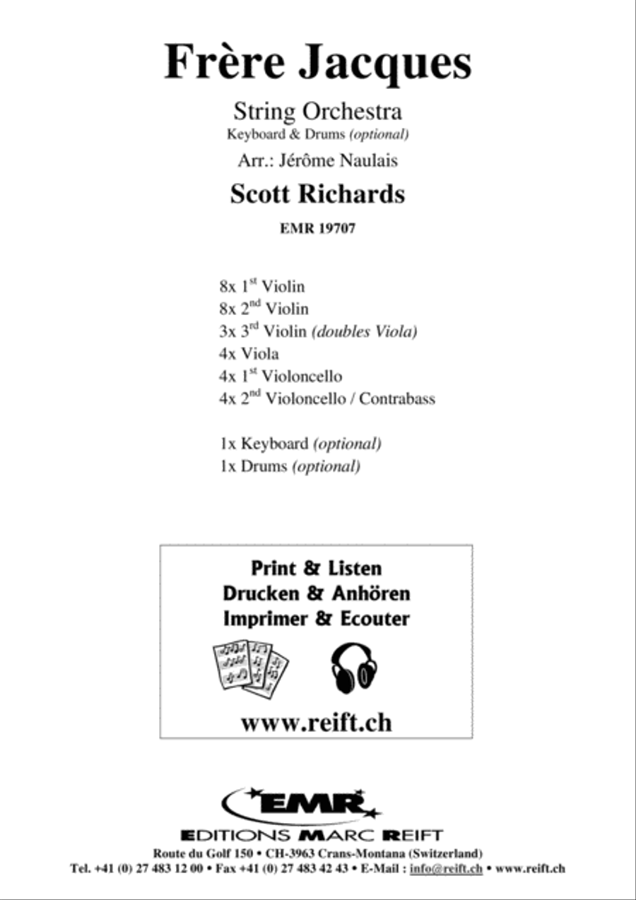 Frere Jacques String Orchestra scores gallery preview page 2