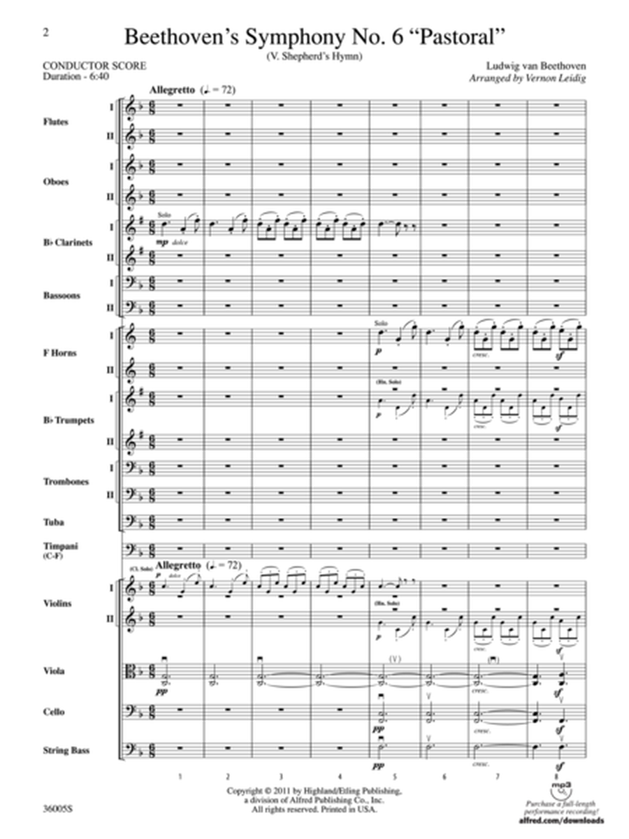 Beethoven's Symphony No. 6 Pastoral
