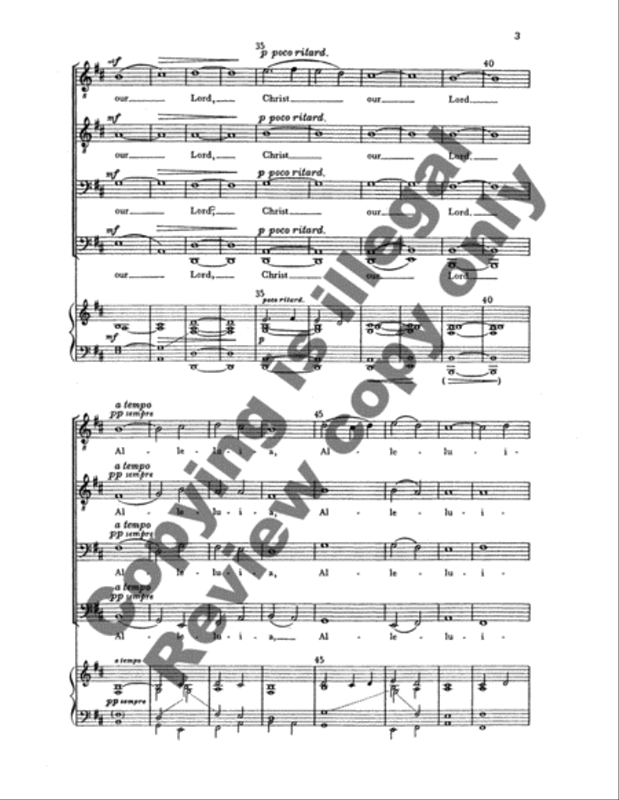 Salvation Belongeth to Our God TTBB scores gallery preview page 4