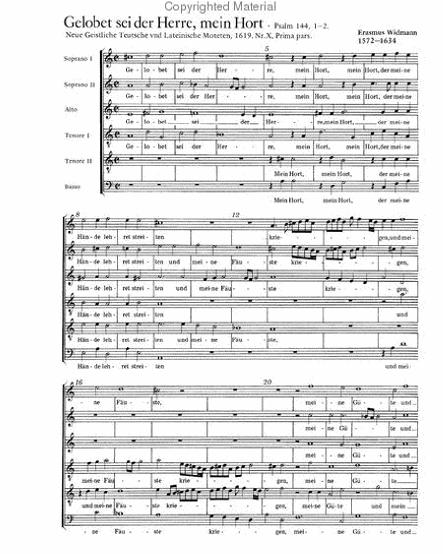 Three Motets (Drei Motetten) Score scores gallery preview page 3
