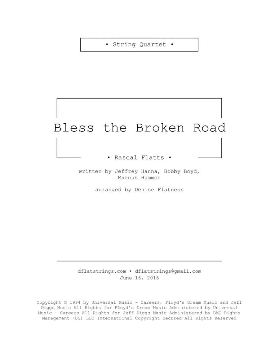 Bless The Broken Road image number null
