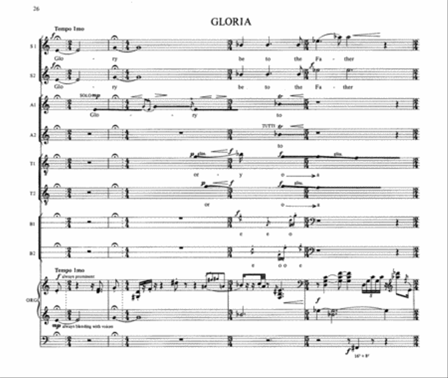 Magnificat and Nunc Dimittis 4-Part scores gallery preview page 4