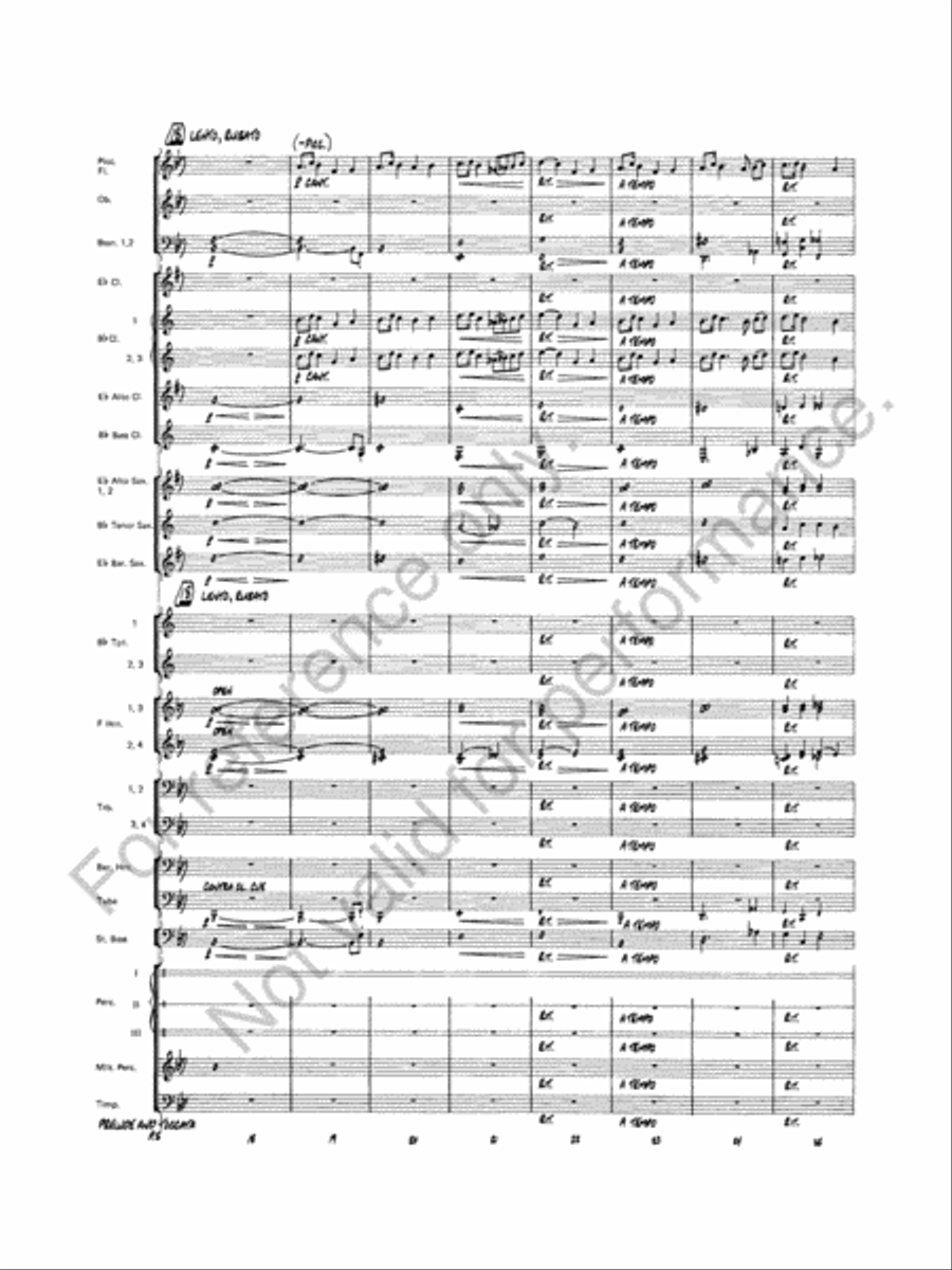 Prelude And Toccata Concert Band scores gallery preview page 6