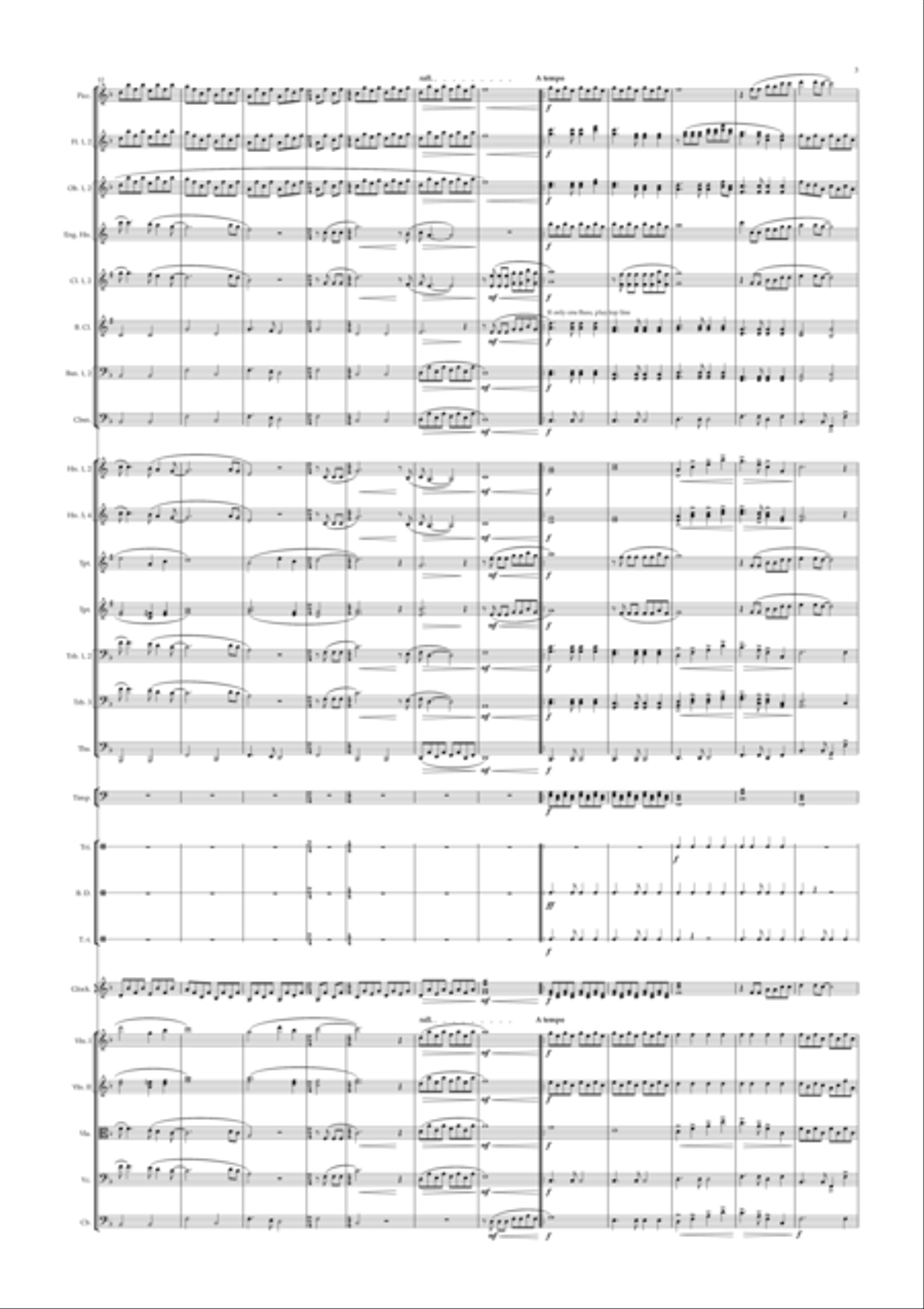 The Sound Of Silence Full Orchestra scores gallery preview page 3