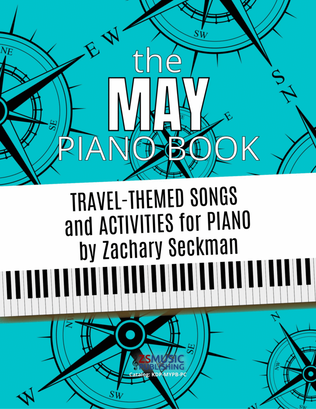 Book cover for The May Piano Book: Travel-Themed Activities and Music for Piano Students