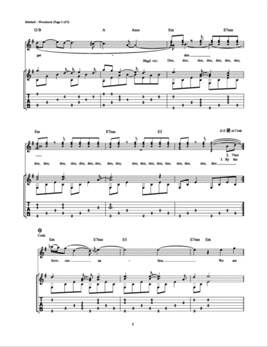 Woodstock Electric Guitar scores gallery preview page 5