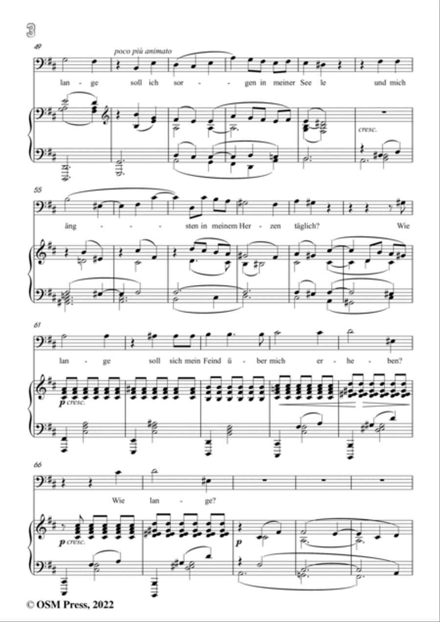 Jenner-Der 13,Psalm,in D Major,Op.9 No.1 Voice scores gallery preview page 4