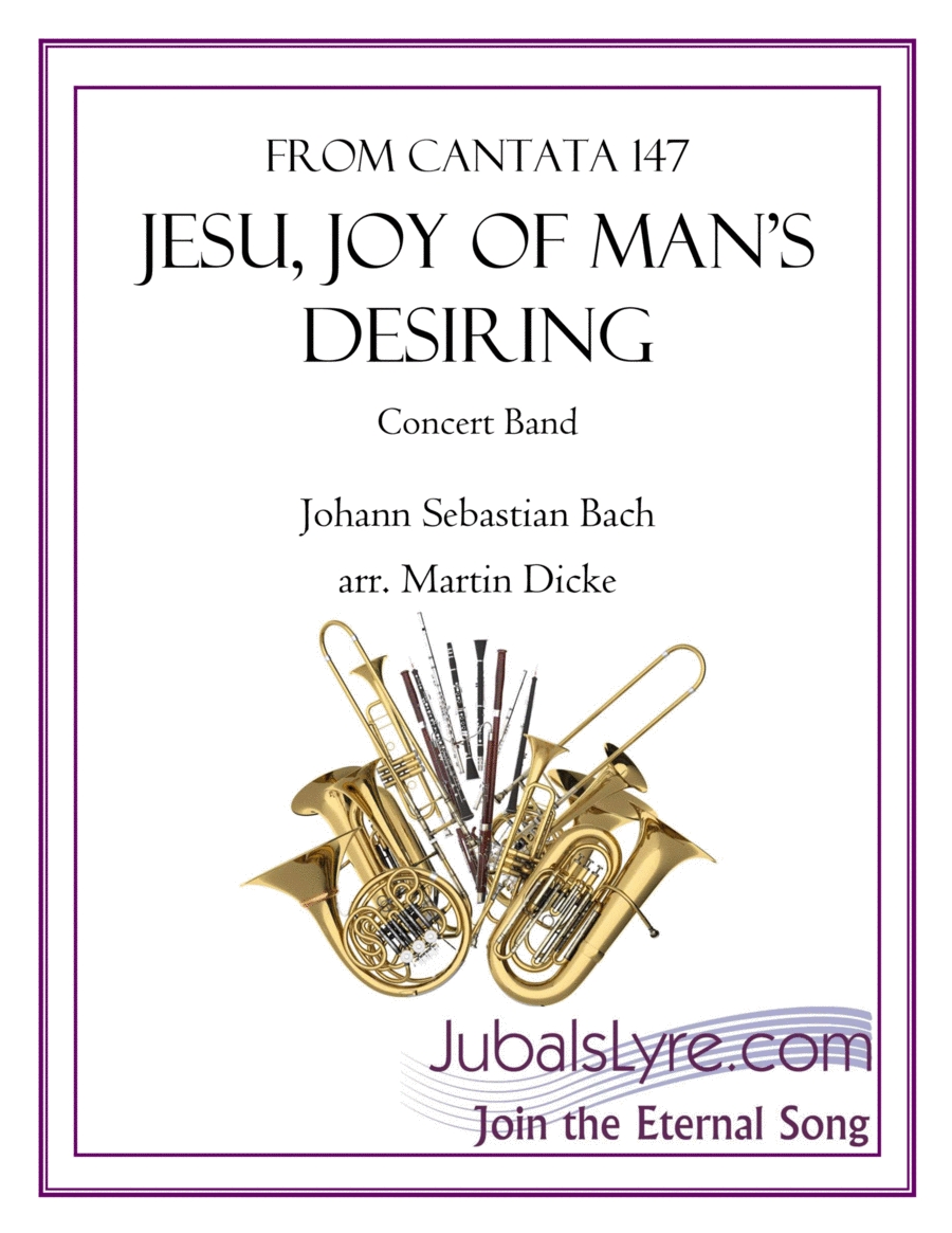 Jesu, Joy of Man's Desiring (Concert Band) image number null