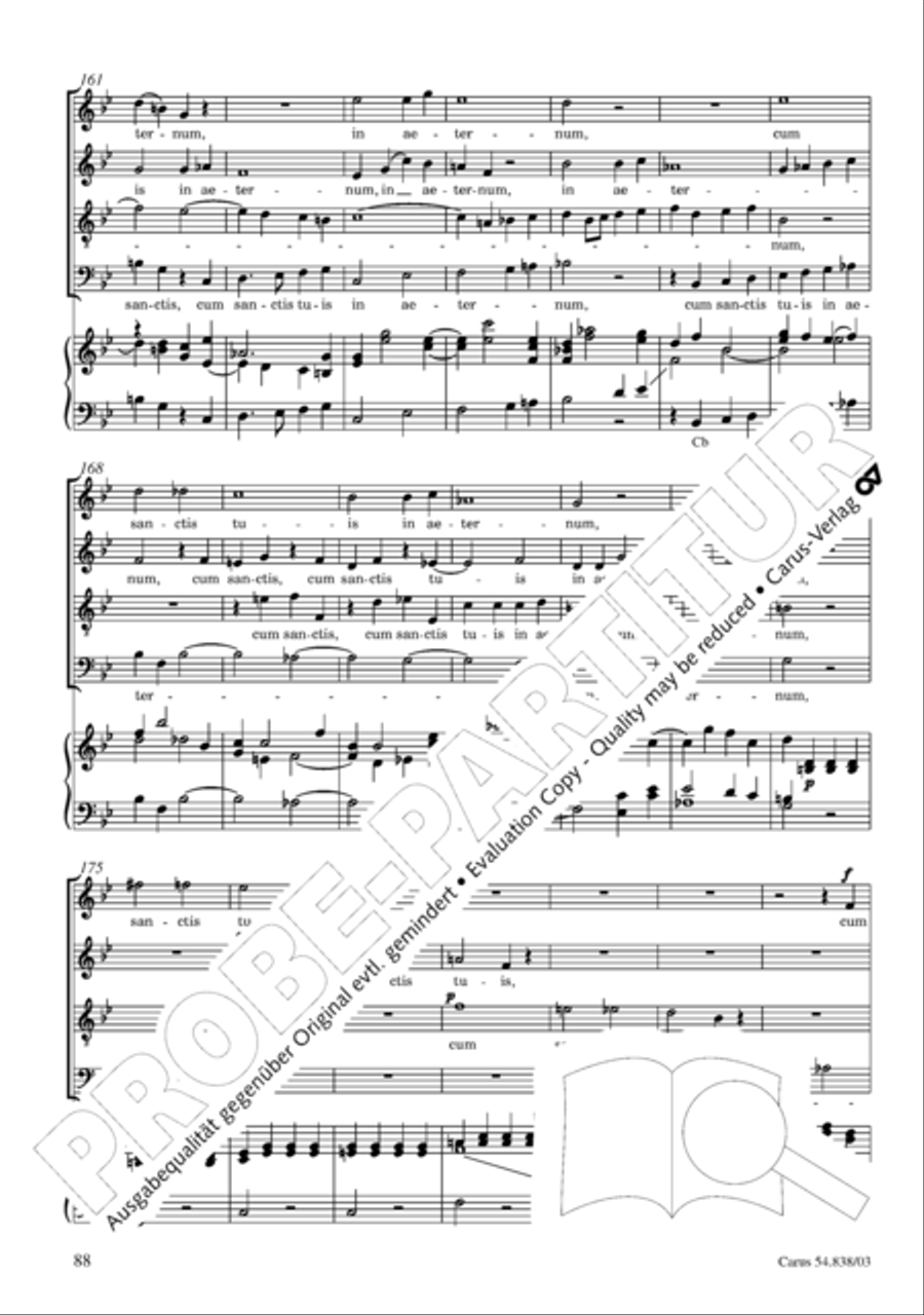 Requiem in B 4-Part scores gallery preview page 93