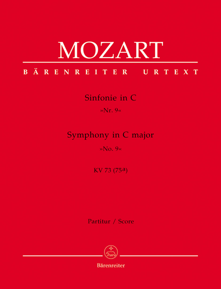 Symphony, No. 9 C major, KV 73(75a)