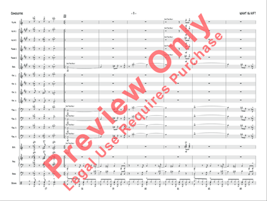 What Is Hip Jazz Ensemble scores gallery preview page 26