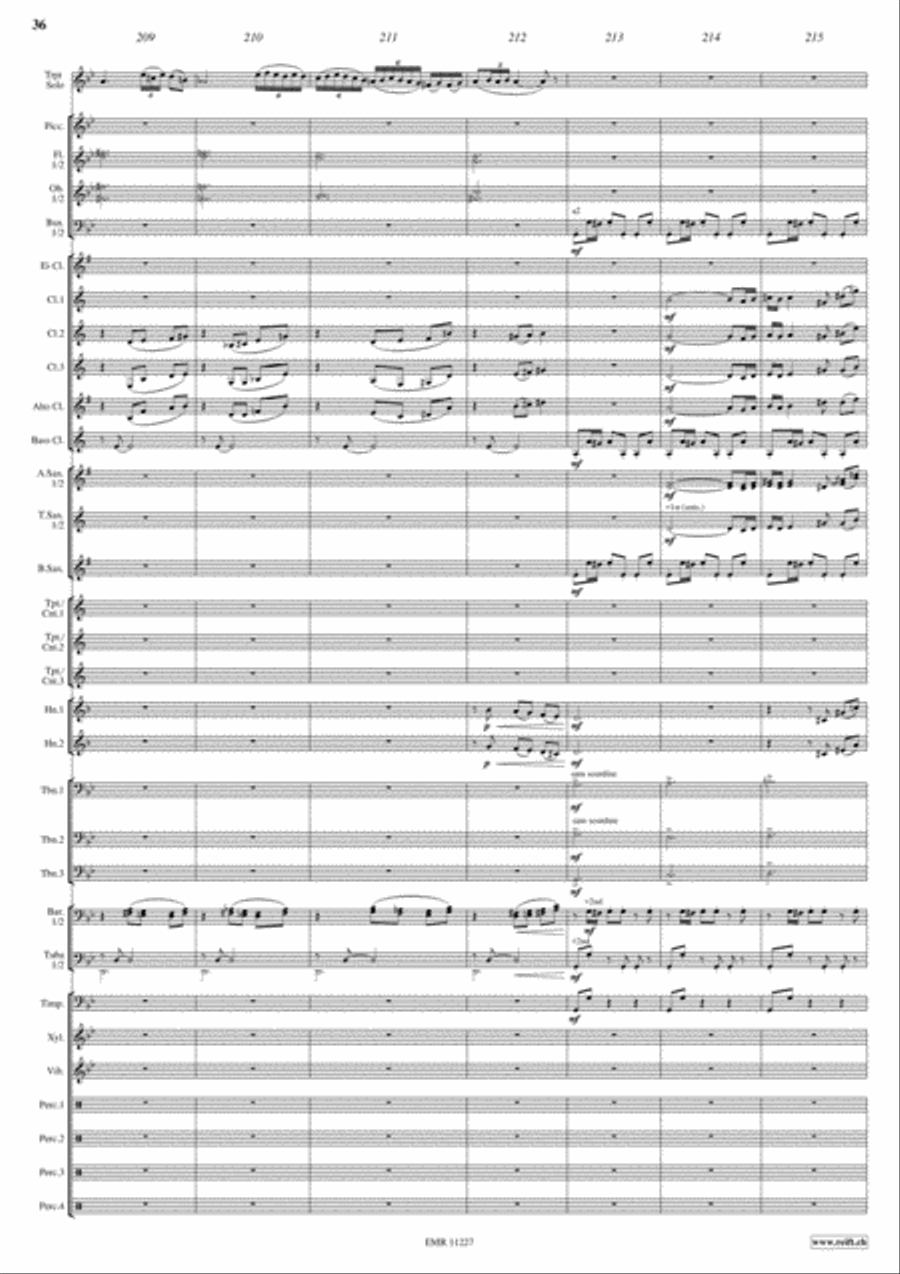Voyages Voyages Concert Band scores gallery preview page 36