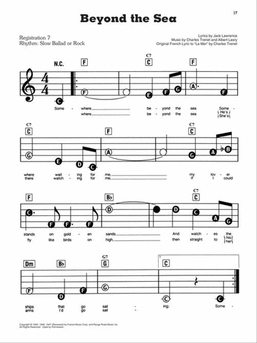 Songs of the 1960s – The New Decade Series Electronic Keyboard scores gallery preview page 10