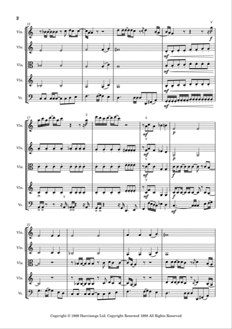 Something String Quartet scores gallery preview page 2