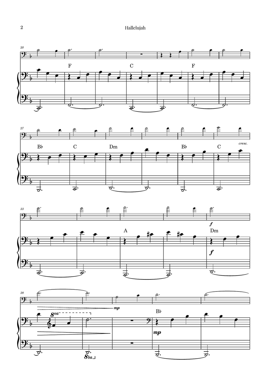 Hallelujah Chamber Music scores gallery preview page 2