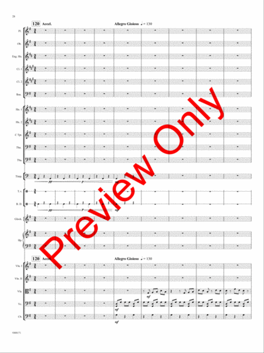 Anishinaabeg Rhapsody Orchestra scores gallery preview page 31